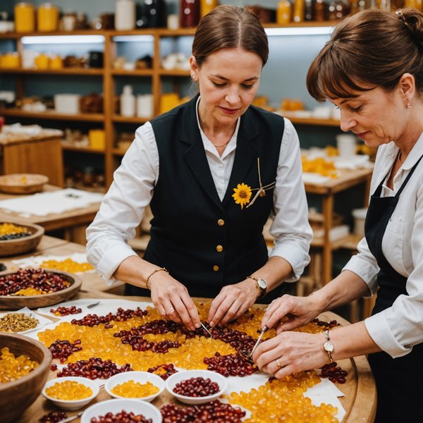 Quelle croisière propose des ateliers de fabrication de bijoux en ambre en Pologne?